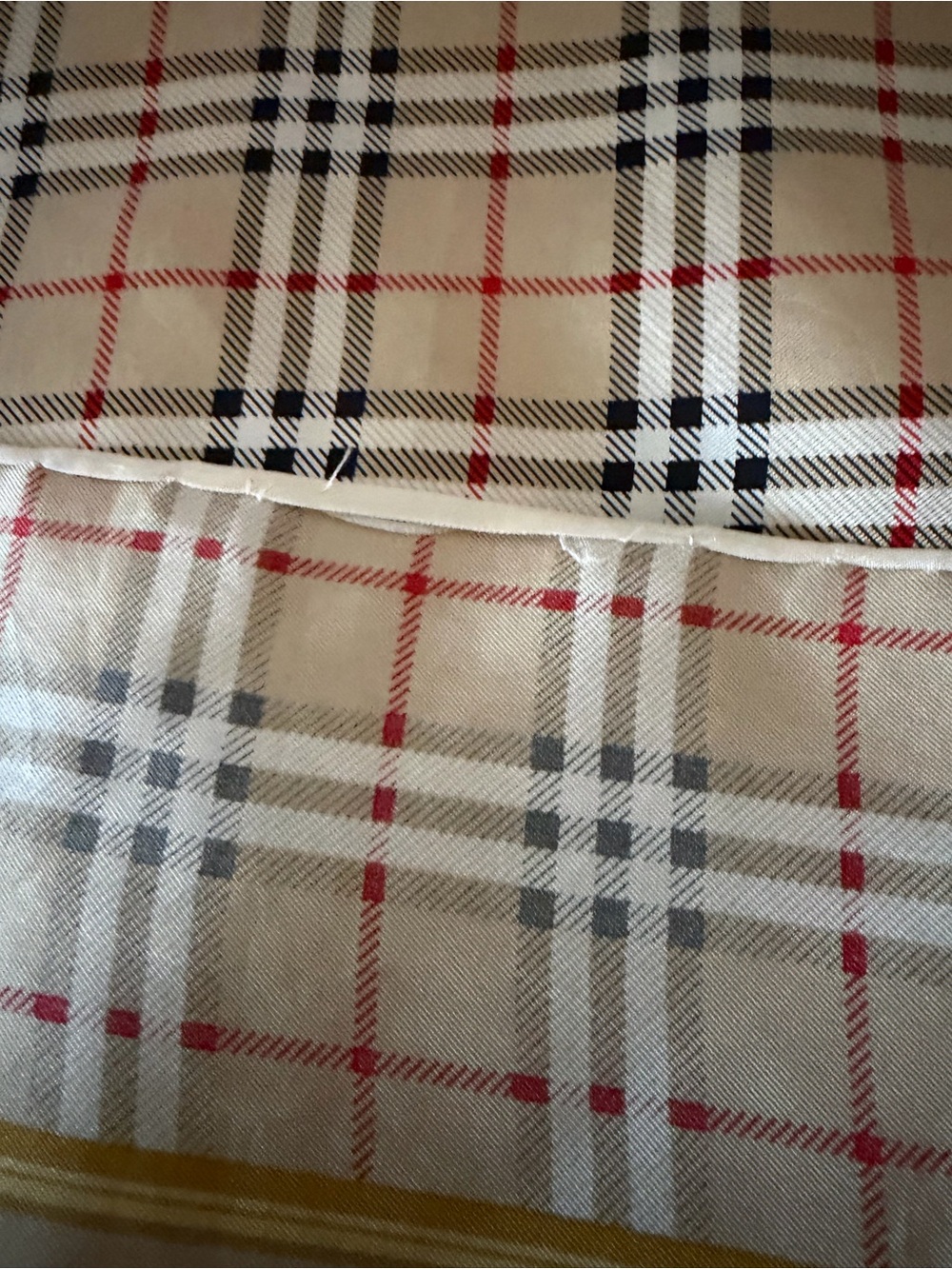 Burberrys Beige Nova Check Silk Scarf - Picture 11 of 14